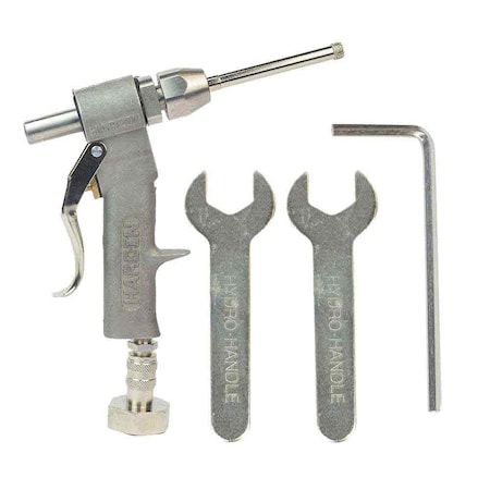 Hydro Handle 3/8 Inch Chuck Hydro Handle, Quick Release Water Fittings and Wrenches in a Storage Box HH38HDL